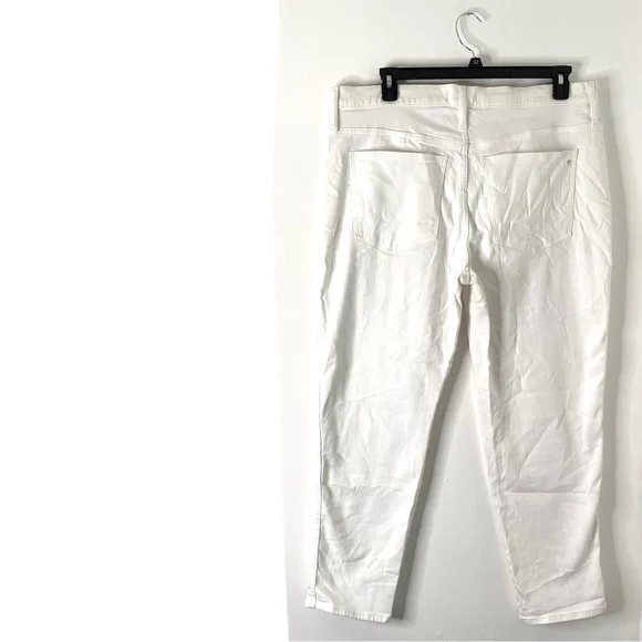 Madewell Stovepipe Jeans NWT Pure White High Rise Slim Fit Stretch Denim - Picture 8 of 14